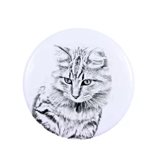 Amerykański Bobtail magnes z kotem mały Art-Dog