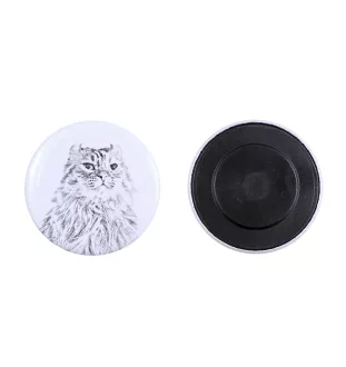 American Curl Cat - collection of unique magnets, own photo, Art-Dog brand