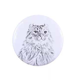 American Curl Katze - ein einzigartiger Ring, handgefertigt, Damenschmuck der Marke Art-Dog