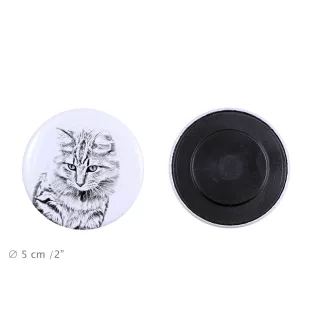 Amerykański Bobtail magnes z kotem duży Art-Dog