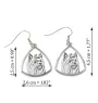 Yorkshire Terrier, Terrier Du Yorkshire, York - boucles d'oreilles avec chien, boucles d'oreilles pendantes avec photo, bijoux personnalisés avec impression de la marque Art-Dog