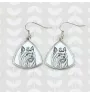 Yorkshire Terrier, Yorkie - dog earrings, hanging earrings with a picture, personalized jewelry with Art-Dog brand print