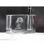 Amerykański Bobtail penholder kryształowy z kotem Art-Dog