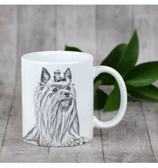 Yorkshire Terrier kubek z psem good morning Art-Dog