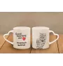 American Bobtail - cat mug, adorable heart-shaped handle mug, universal gift from Art-Dog brand