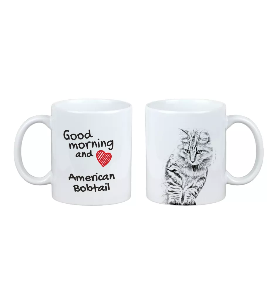 American Bobtail - cat mug, personalized mug with print, classic gift for everyone from the Art-Dog brand