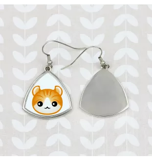 American Curl - elegant metal earrings as a gift from the Art-Dog brand