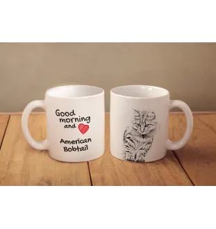American Bobtail - cat mug, personalized mug with print, classic gift for everyone from the Art-Dog brand