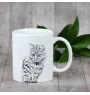 Bobtail américain - tasse avec un chat, une tasse adorable avec une illustration, un cadeau avec votre photo de la marque Art-Dog