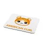 Amerykański curl podkładka z kotem Art-Dog