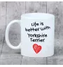 Yorkshire Terrier - Tasse mit Hund, Tasse mit Bild, personalisiertes Geschenk der Marke Art-Dog