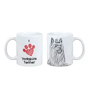 Yorkshire Terrier kubek z psem I love Art-Dog