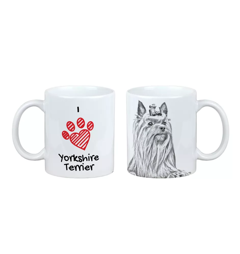 Yorkshire Terrier, Terrier Du Yorkshire, York - tasse avec chien, une tasse adorable avec une illustration, un cadeau avec votre photo de la marque Art-Dog
