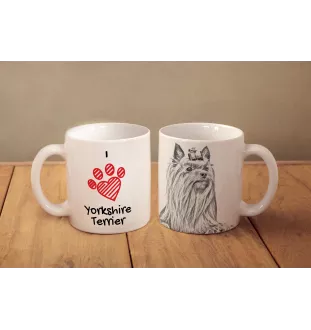 Yorkshire Terrier - Tasse mit Hund, entzückende Tasse mit Grafik, Geschenk mit Ihrem Foto von der Marke Art-Dog