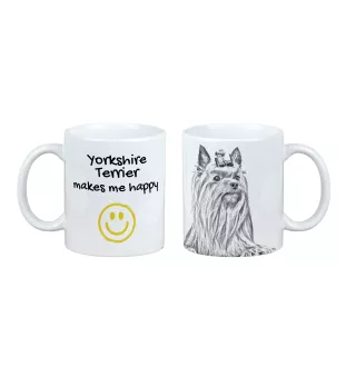 Yorkshire Terrier kubek z psem Makes me happy Art-Dog