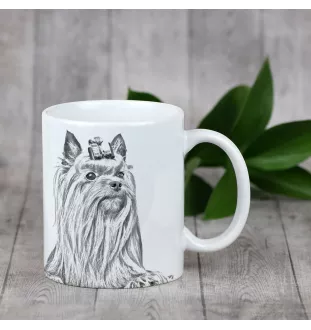 Yorkshire Terrier - Tasse mit Hund, fröhliche Tasse für Hundeliebhaber, personalisiertes Geschenk der Marke Art-Dog