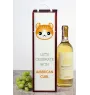 American Curl - boîte à vin avec graphisme et logo de la marque Art-Dog