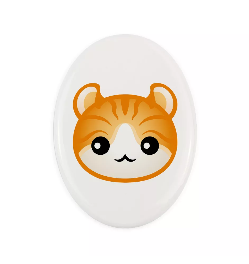 Amerykański curl płyta nagrobna z kotem Art-Dog