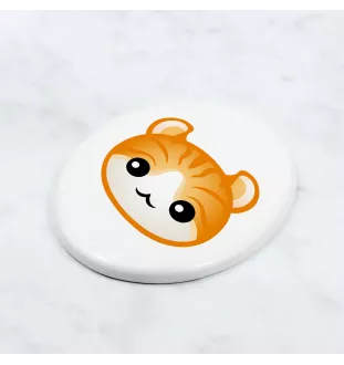 Amerykański curl płyta nagrobna z kotem Art-Dog