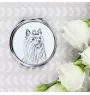 Yorkshire Terrier, Terrier Du Yorkshire, York - miroir de poche avec chien, miroir personnalisé pour sac à main, miroir compact avec impression de la marque Art-Dog