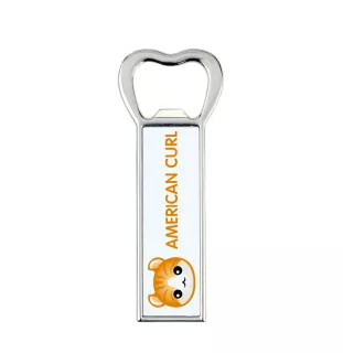 American Curl - ouvre-bouteille avec graphisme et logo de la marque Art-Dog