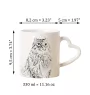 Amerykański curl kubek z kotem good morning serce Art-Dog