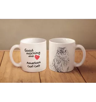 Amerikanisch Lockig - Tasse mit Katze, personalisierte Tasse mit Druck, klassisches Geschenk für jede Marke Art-Dog