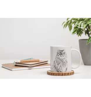 Amerikanisch Lockig - Tasse mit Katze, Tasse mit Bild, personalisiertes Geschenk der Marke Art-Dog