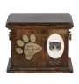 Asian Tabby - urn for cat ashes, personalized urn with engraving, commemorative box for cat ashes by Art-Dog brand