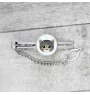 Asian Tabby - elegant metal keychain as a gift from Art-Dog brand