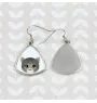 Asian Tabby - elegant metal earrings as a gift from the Art-Dog brand