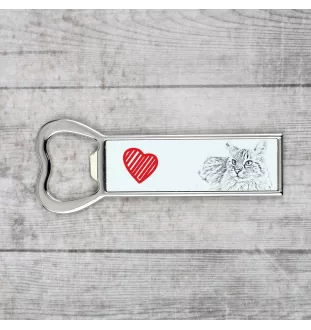 Balinese links - Flaschenöffner mit Katze, personalisierter Kühlschranköffner, ein einzigartiges Geschenk für Männer von der Marke Art-Dog.