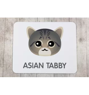 Azjatycki tabby podkładka z kotem Art-Dog