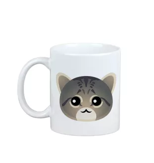 Azjatycki tabby kubek z kotem Art-Dog