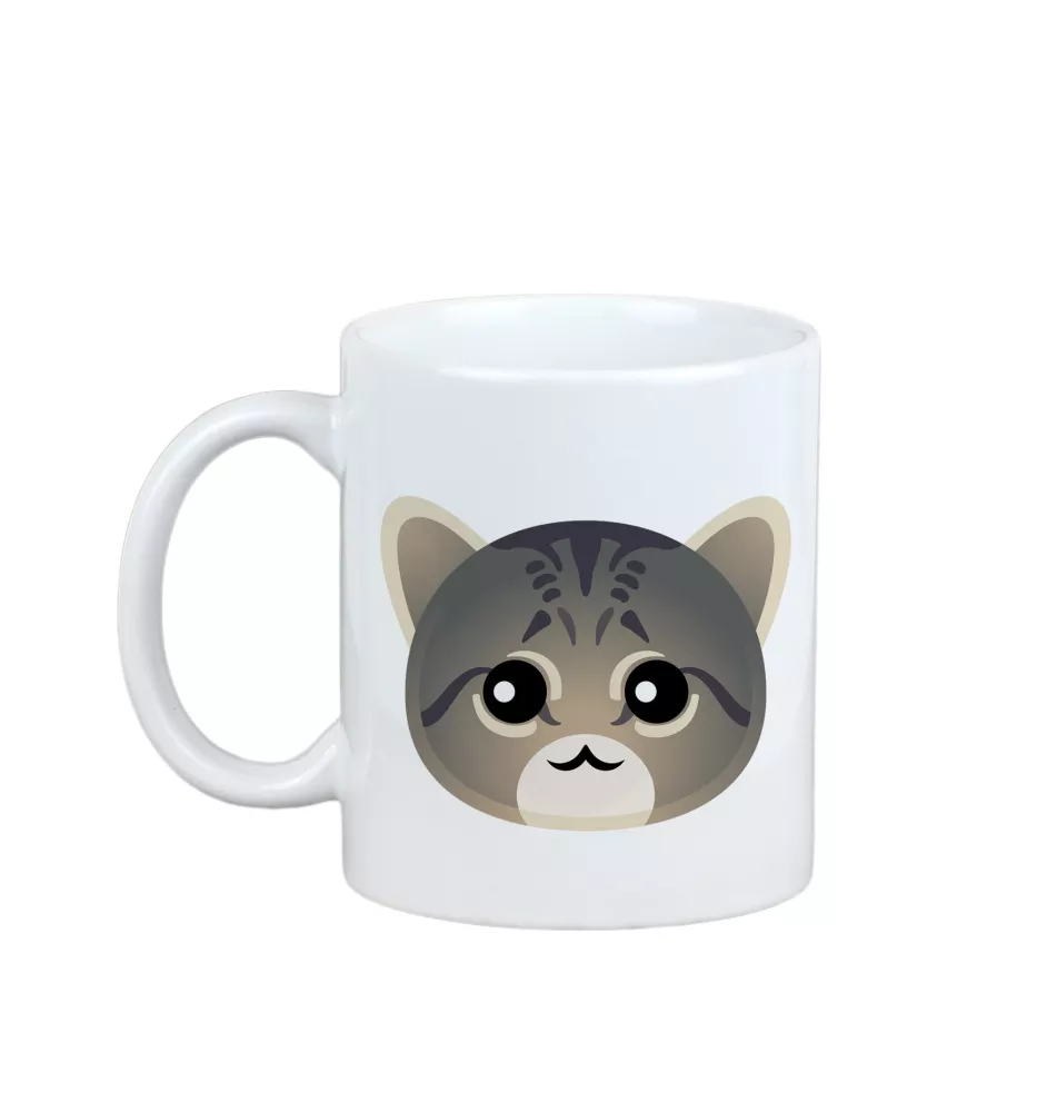 Asiatische Tabby - Tasse mit Grafik und Aufschrift der Marke Art-Dog