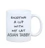 Asiatische Tabby - Tasse mit Grafik und Aufschrift der Marke Art-Dog