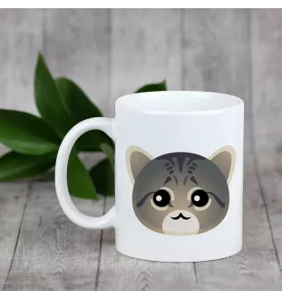 Tabby asiatique - tasse avec graphisme et logo de la marque Art-Dog