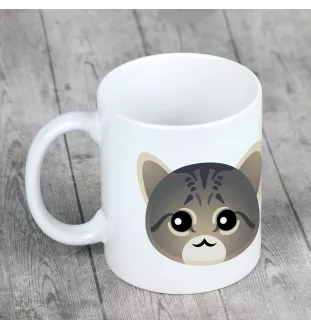 Asiatische Tabby - Tasse mit Grafik und Aufschrift der Marke Art-Dog