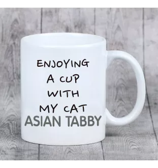 Tabby asiatique - tasse avec graphisme et logo de la marque Art-Dog