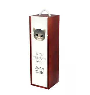 Asian Tabby - wine box with graphics and the brand name Art-Dog