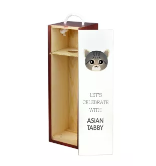 Asian Tabby - wine box with graphics and the brand name Art-Dog