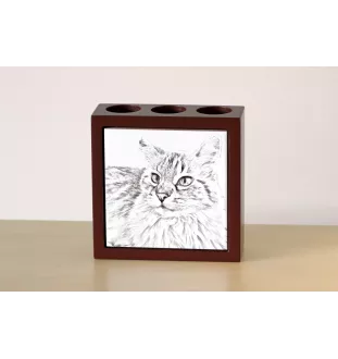 Kot balijski stojak na długopisy z kotem Art-Dog