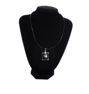 Balinese left - Crystal cat pendant, photo necklace, unique jewellery by Art-Dog