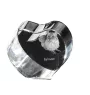 Balinese left - crystal clock with a picture of a cat, heart-shaped shelf clock, personalized standing clock by Art-Dog brand