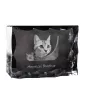 Américain à poil court - cristal avec une photo de chat, une statuette en verre avec une photo, un cadre exceptionnel avec une photo de la marque Art-Dog