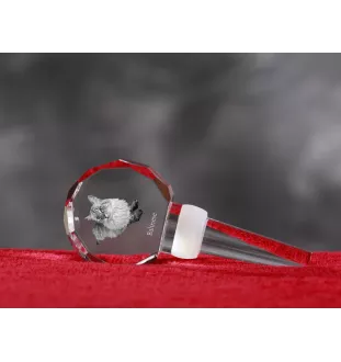 Kot balijski grubszy stopper do wina z kotem Art-Dog