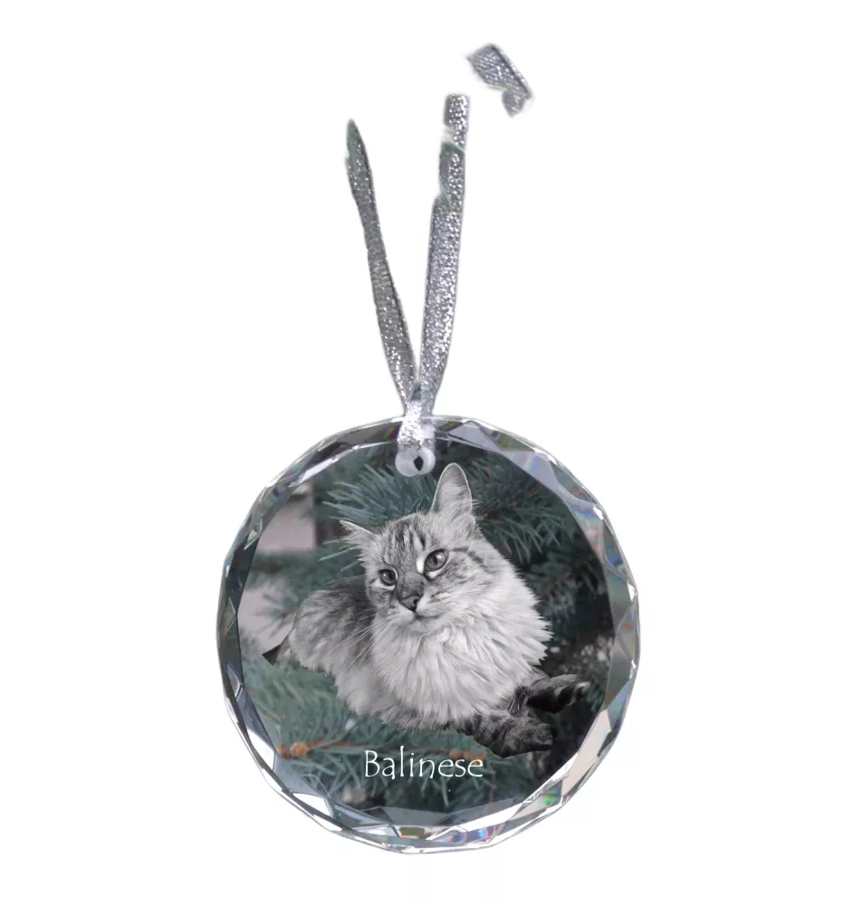 Kot balijski medal kryształowy z kotem Art-Dog