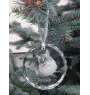 Balinese left - crystal bauble with a photo, photo of a cat in crystal, personalized Christmas tree ornament by Art-Dog brand