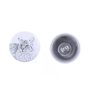 Balinais gauche - boucles d'oreilles avec votre chat bien-aimé, photo personnelle, accessoire parfait pour les amoureux des chats de la marque Art.-Dog