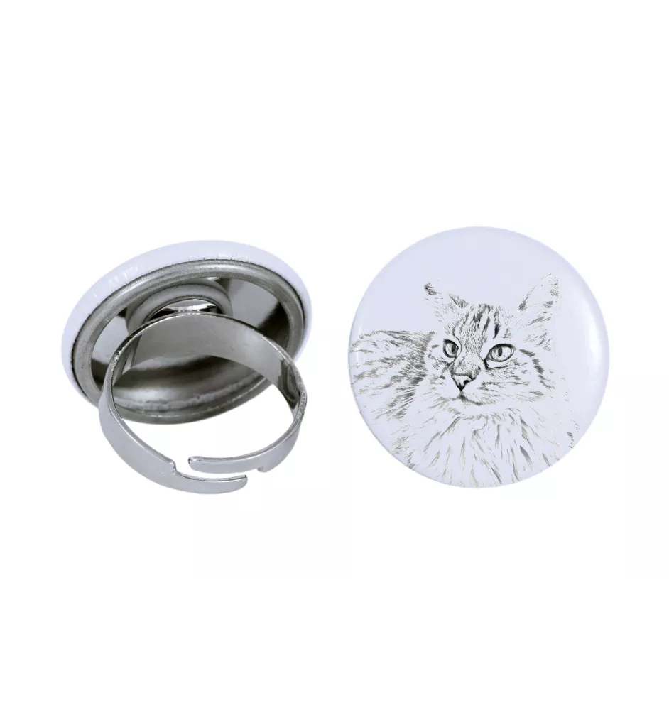 Balinais gauche - une bague unique, faite à la main, bijoux pour femmes de la marque Art-Dog